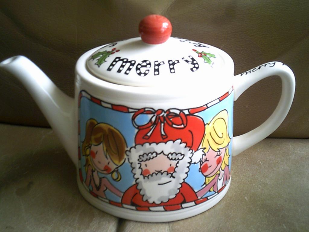 Blond kersttheepot, Ophalen of Verzenden, Nieuw, Aardewerk, Overige typen