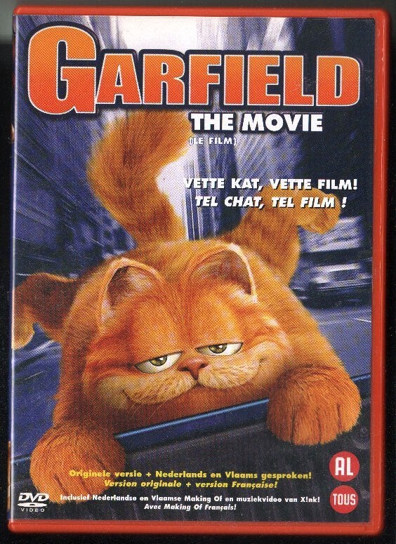 Garfield the Movie. DVD. NL audio+subs!, Gebruikt, Inclusief doosje, Alle leeftijden, Nederlands