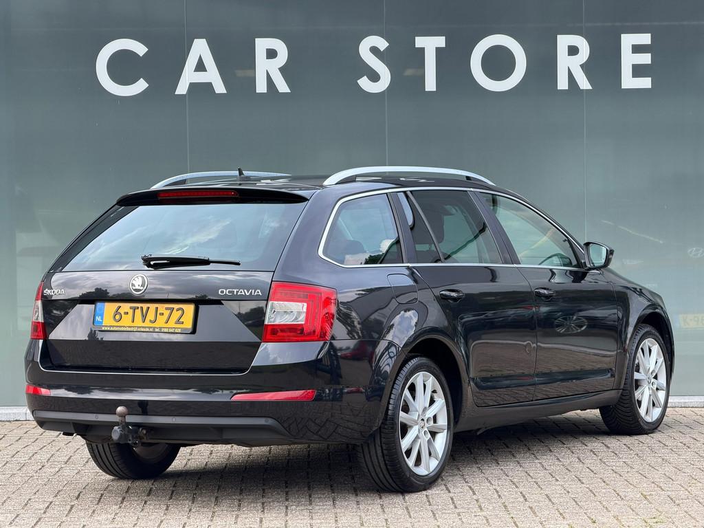 Skoda Octavia Combi 1.4 TSI DSG Greentech Elegance Businessl, Euro 5, Stof, Gebruikt, Zwart