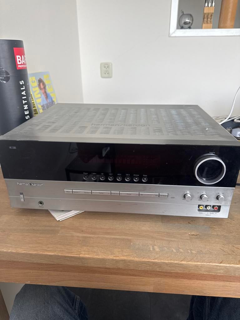 Harman Kardon HK 3380 Stereo Receiver Versterker, Audio, Tv en Foto, Versterkers en Receivers, Gebruikt, Stereo, 120 watt of meer