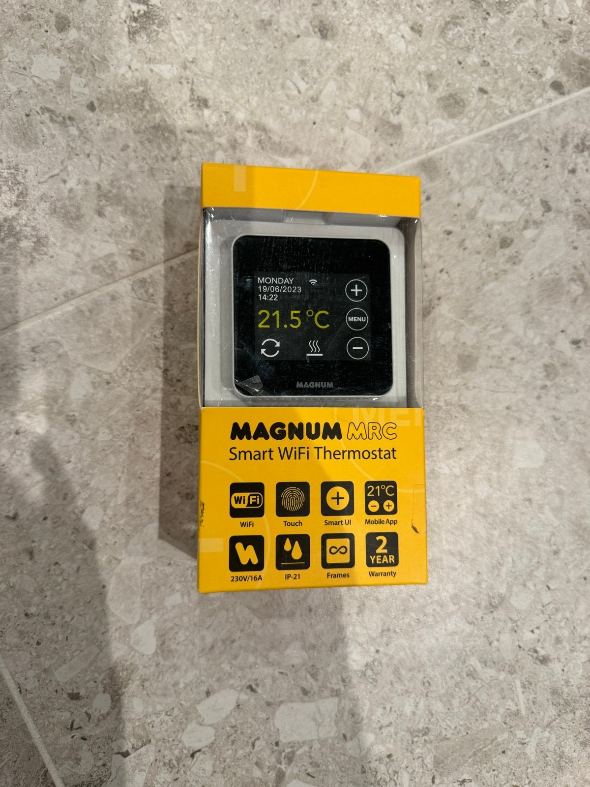 MAGNUM MRC Smart Wifi Thermostaat - Nieuw met voeler, Ophalen of Verzenden, Slimme thermostaat, Nieuw