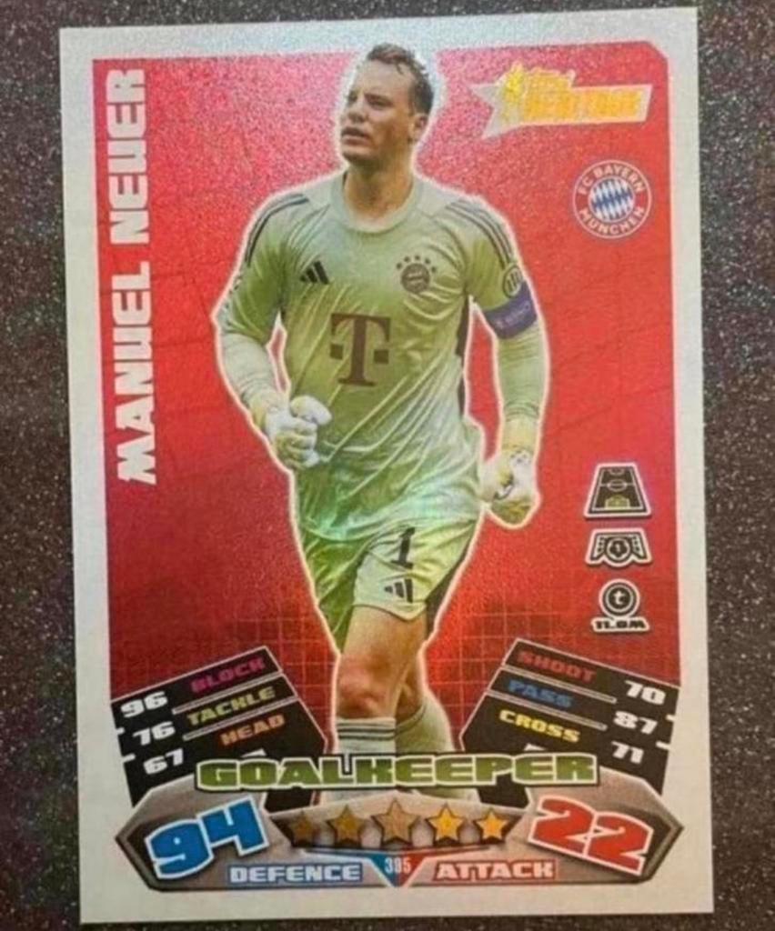 Topps MA 25/26    HERITAGE    NEUER    FC BAYERN MÜNCHEN, Verzenden, Zo goed als nieuw, Plaatje