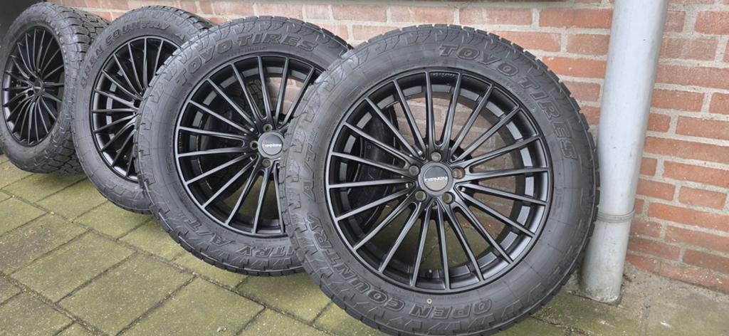 Carmani CA24 19 inch - Toyo Tires Open Country A/T 3, Auto-onderdelen, Banden en Velgen, 255 mm, Banden en Velgen, Winterbanden