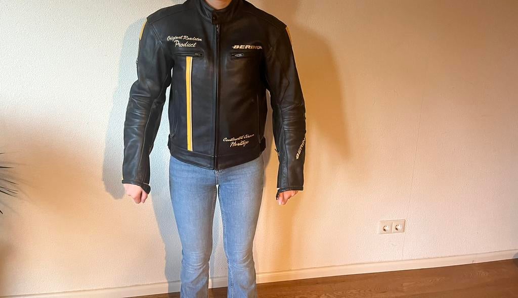 Leren motorjas maat S, Motoren, Ophalen of Verzenden, Tweedehands, Dames, Jas | leer