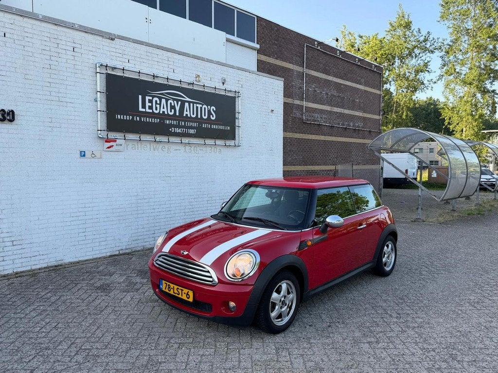 Mini 3-Deurs 1.6 One MINIMALIST Business Line - CRUISE C - A, Auto's, Mini, Voorwielaandrijving, Euro 5, Stof, Zwart