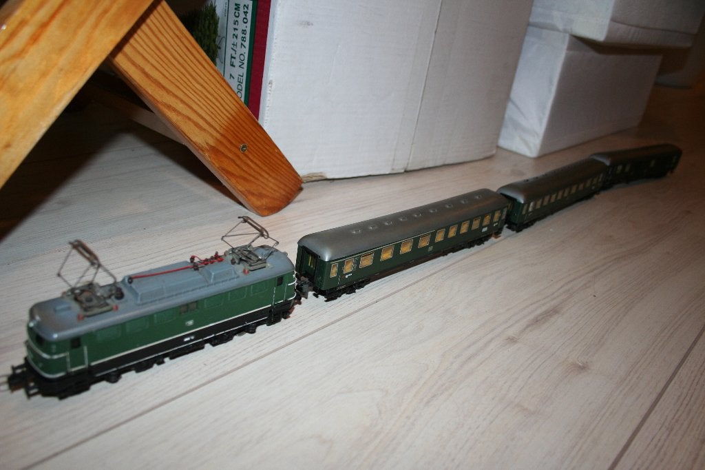 trix express E 40 met rijtuigen, Gelijkstroom, Trix, Ophalen of Verzenden, Analoog