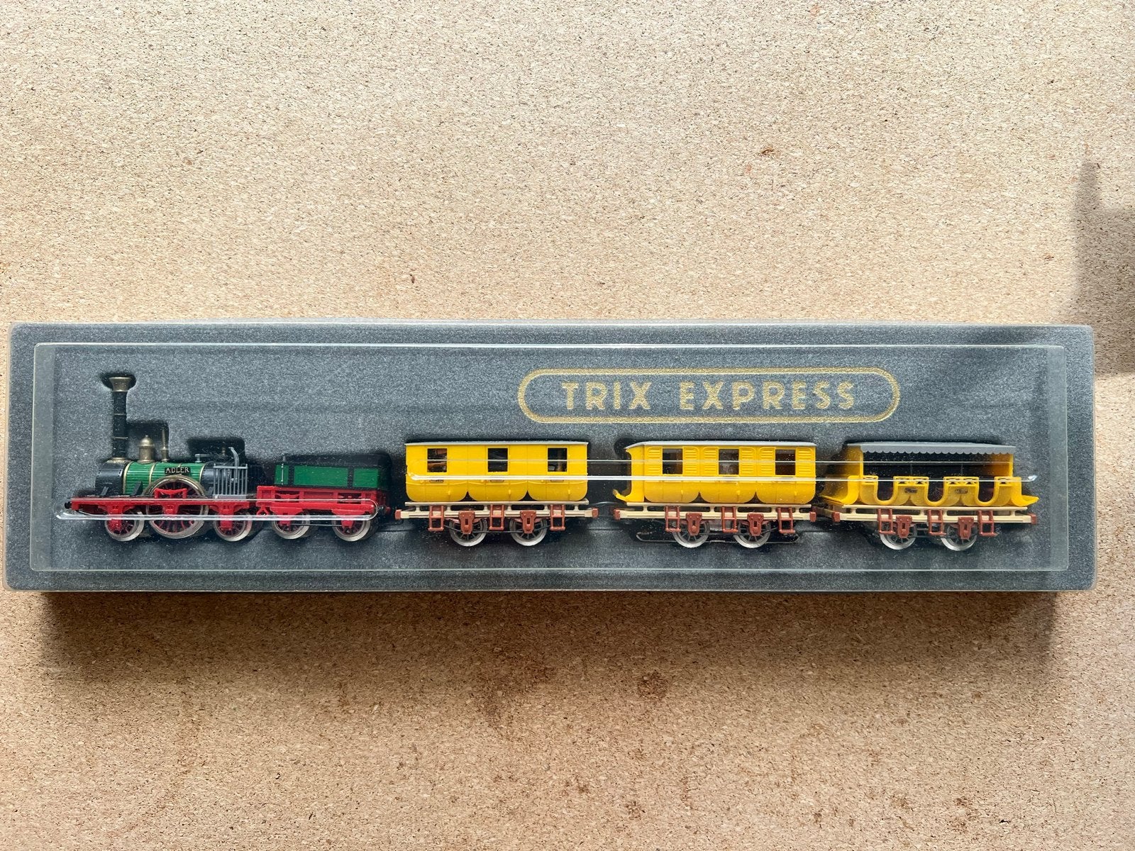 Trix Express 1531 Adler trein met rijtuigen, Treinset, Gelijkstroom, Trix, Ophalen of Verzenden