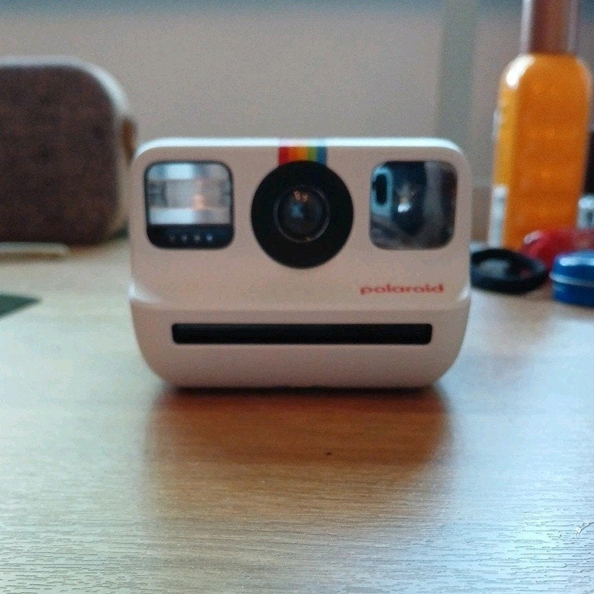 Witte, Goedwerkende polaroid camera, Ophalen of Verzenden, Zo goed als nieuw, Overige merken
