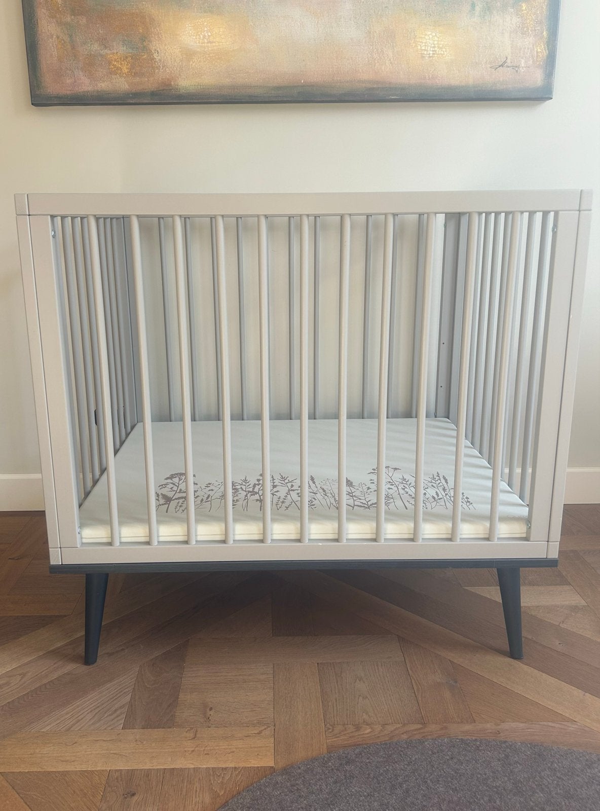 Box Quax Flow Stone inclusief Quax boxmatras, Ophalen, Zo goed als nieuw, Rechthoekig