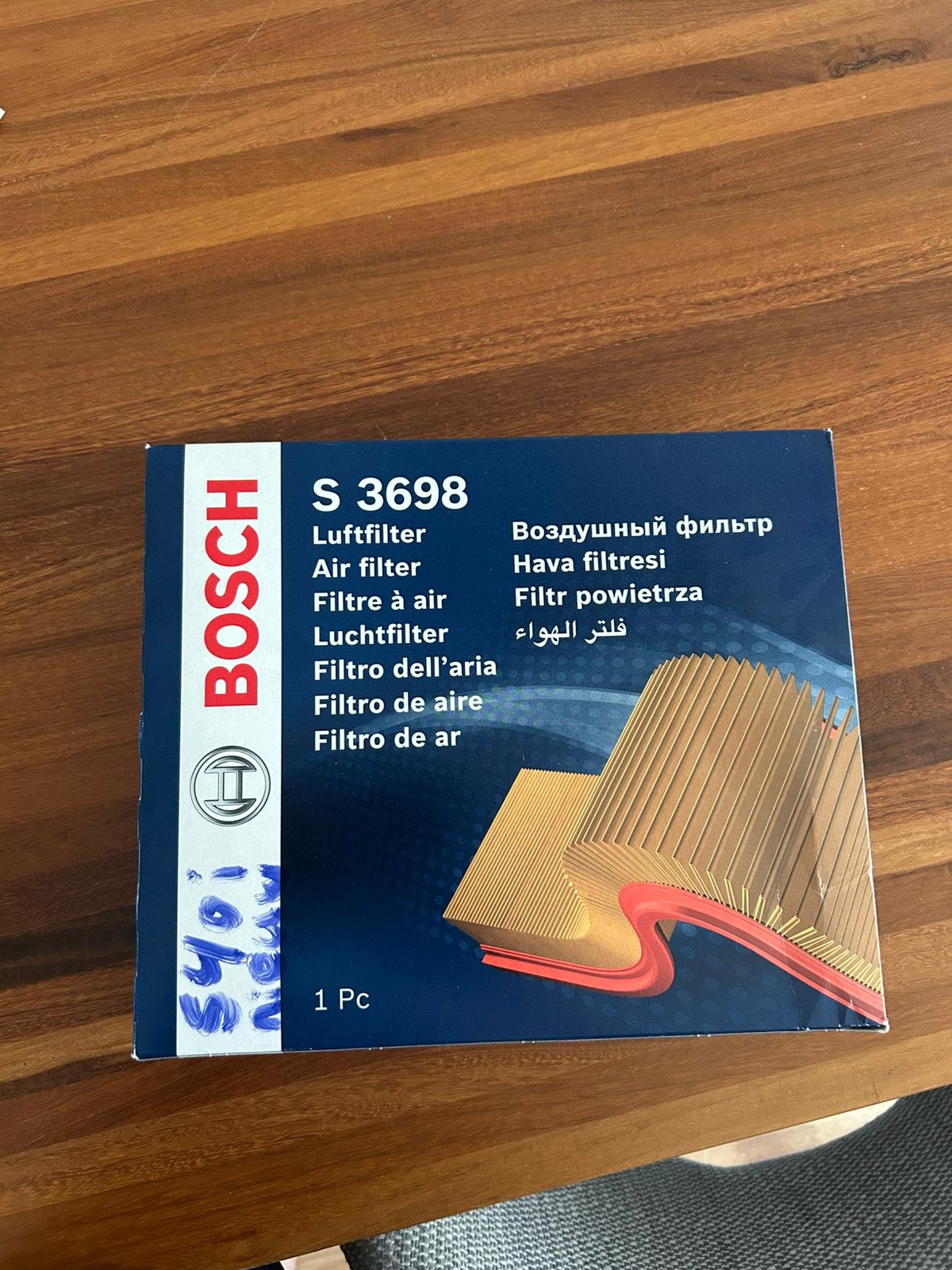 Luchtfilter Bosch S3698 BMW 4.4 V8, Ophalen, Nieuw, BMW