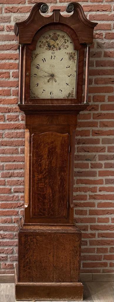 Engelse antieke staande klok, Antiek en Kunst, Ophalen