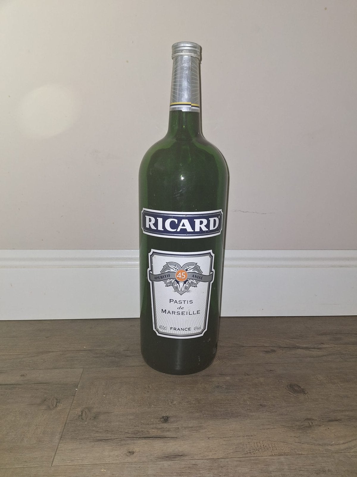 Grote lege Ricard fles 4,5 liter - Decoratie/Verzameling, Ophalen of Verzenden, Gebruikt
