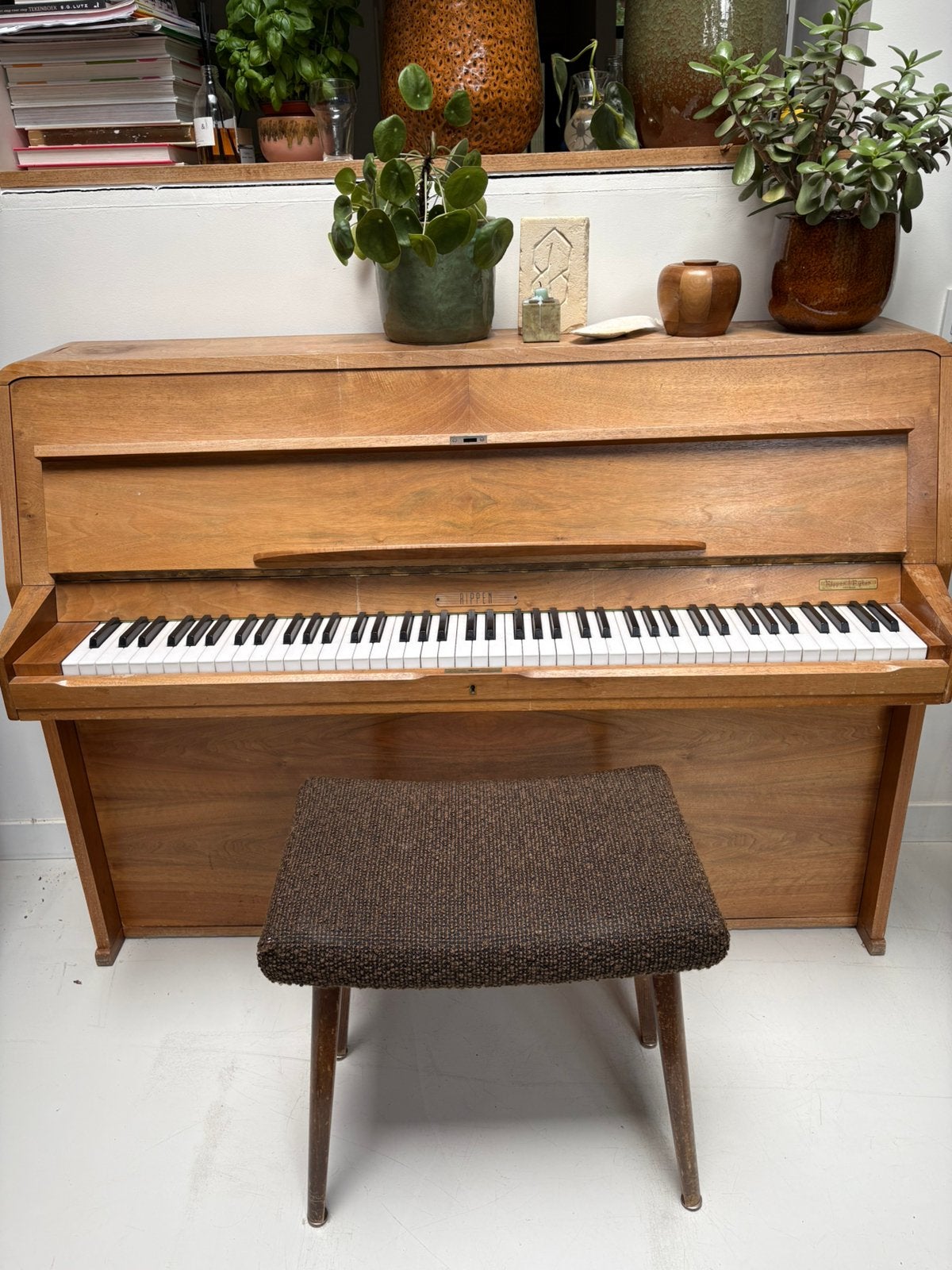 Piano, Ophalen, Gebruikt, Bruin, Piano