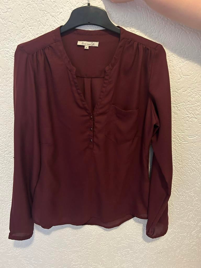 Zus van Sil Blouse Maat M, Ophalen of Verzenden, Zo goed als nieuw, Maat 38/40 (M), Bruin