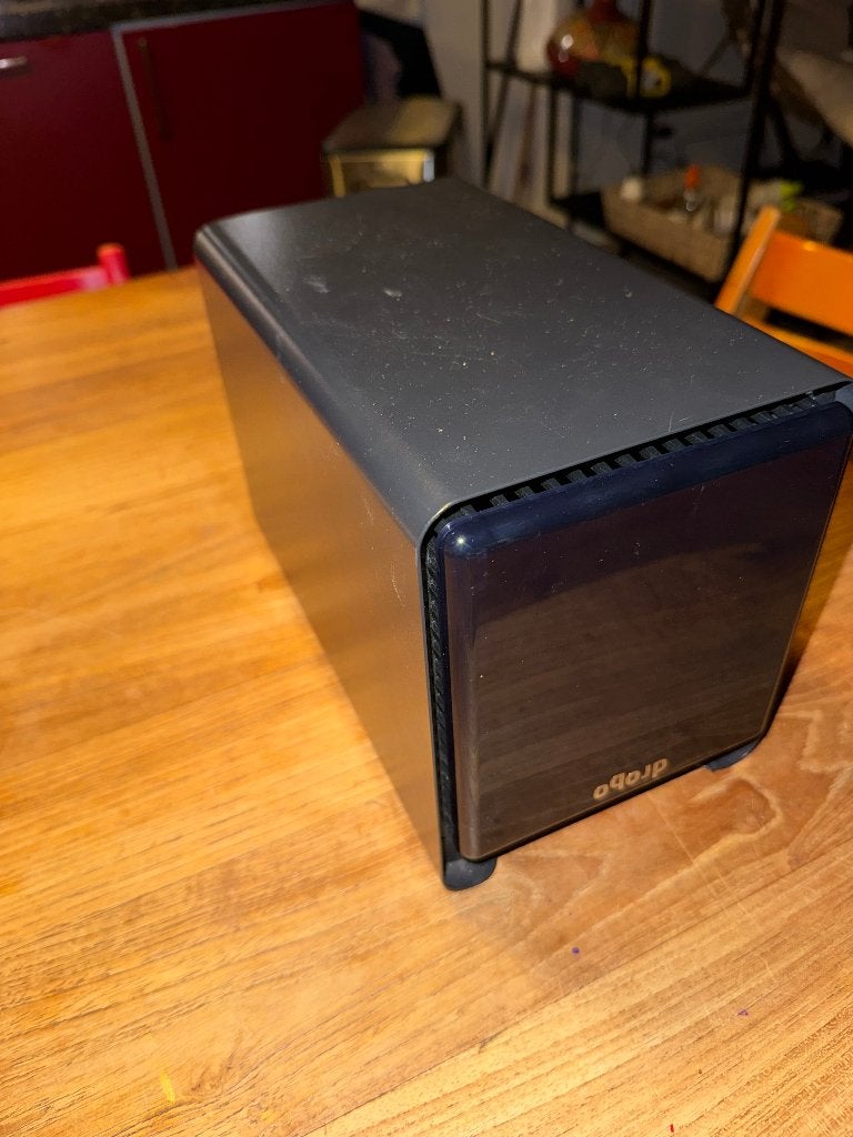 Drobo 5-bay + 5x 3TB HDD - tot 15TB opslag, Computers en Software, Gebruikt, Ophalen of Verzenden, Desktop, USB