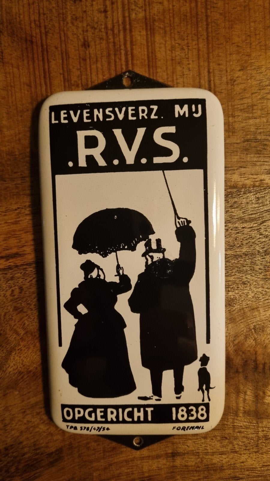 Emaille reclamebord, Ophalen of Verzenden