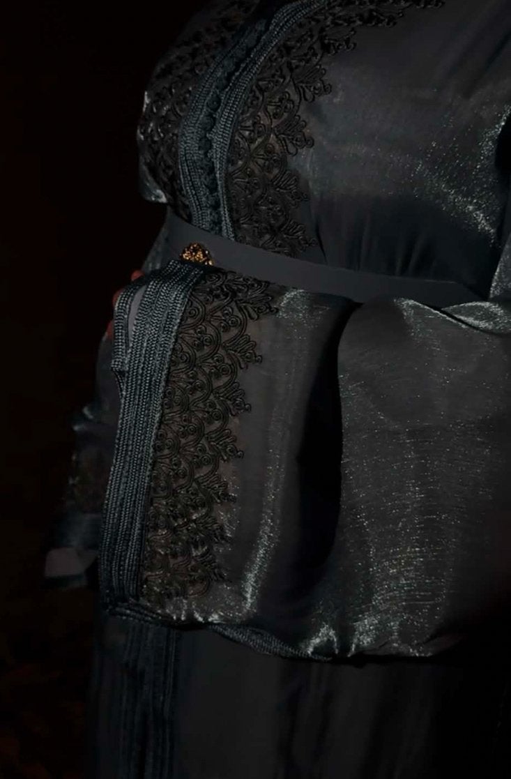 Marokkaanse takshita Organza, Kleding | Dames, Ophalen of Verzenden, Nieuw, Maat 42/44 (L), Onder de knie