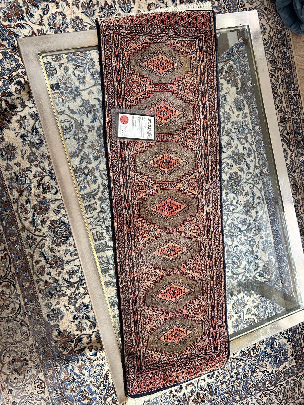 Perzisch kleed (India) 38x122cm, Ophalen