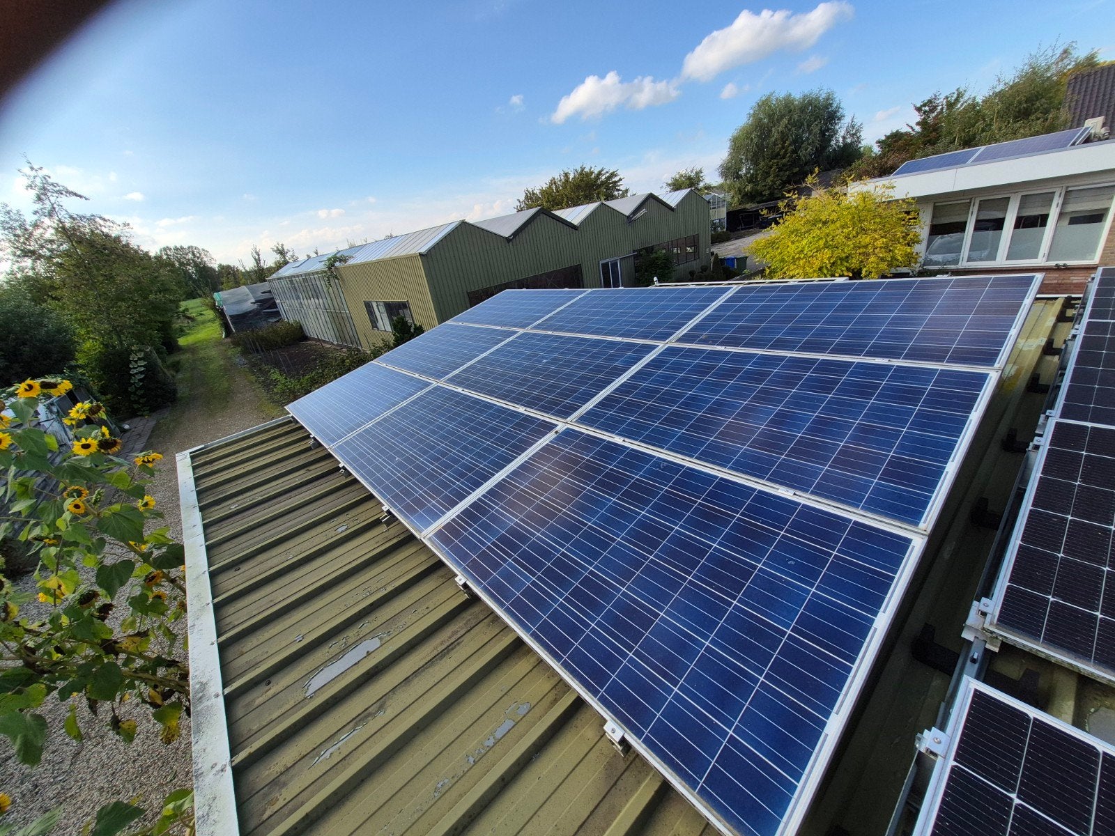 Zonnepanelen set met SMA 3.6kW 1 fase omvormer, Ophalen, Gebruikt
