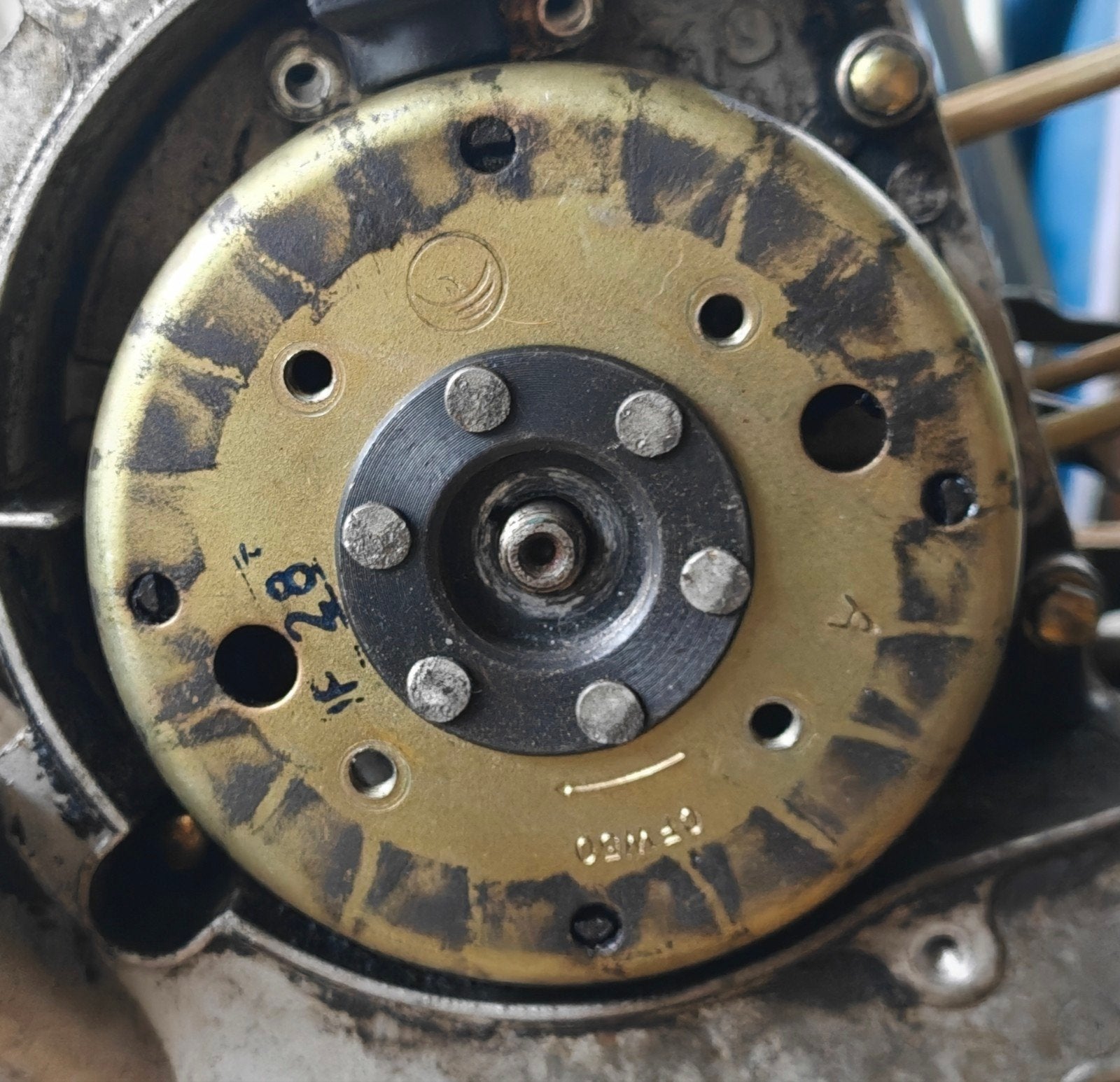 GY6 Compleet Vliegwiel+Stator, Ophalen of Verzenden, Zo goed als nieuw, Blok, Peugeot