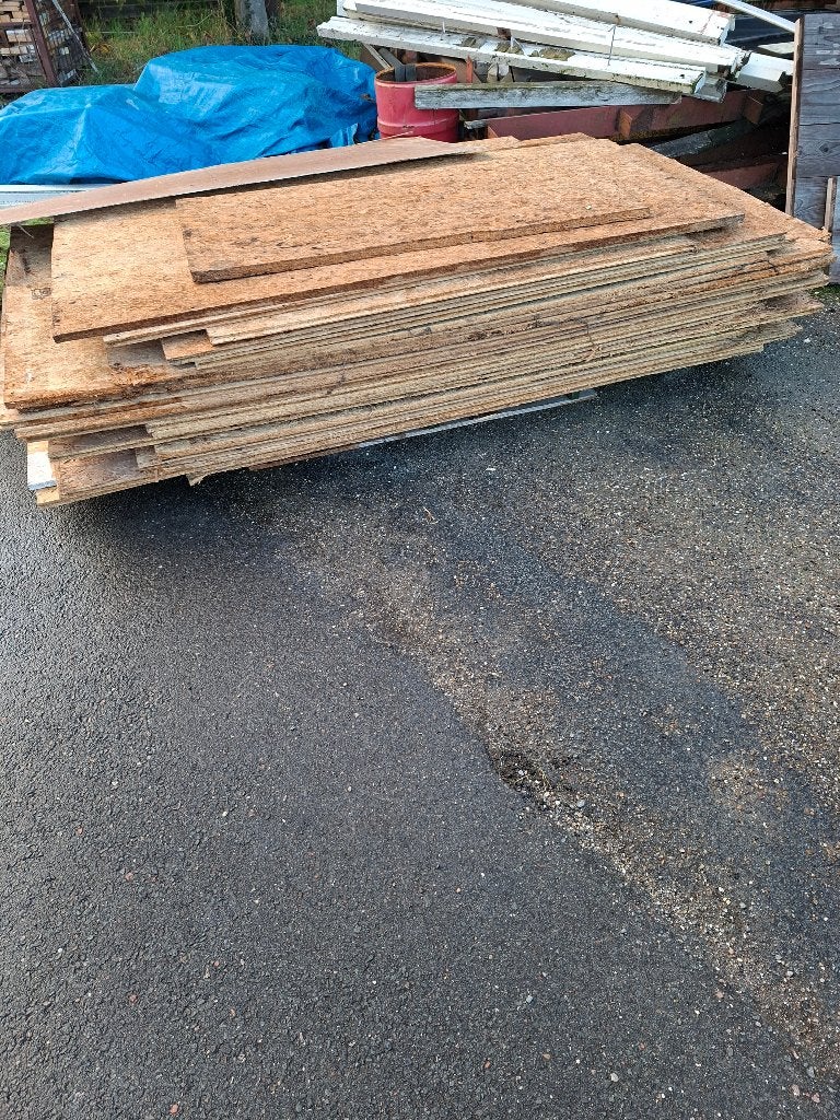 Osb platen, Doe-het-zelf en Verbouw, Ophalen of Verzenden, Gebruikt, Hout, Minder dan 20 mm