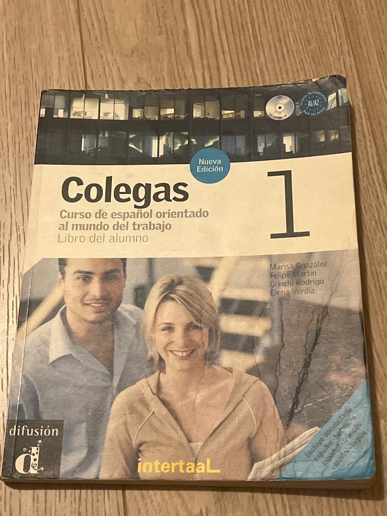 Colegas 1 a1/a2 intertaal difusion spaans, Boeken, Ophalen of Verzenden, Gelezen, Intertaal, Non-fictie