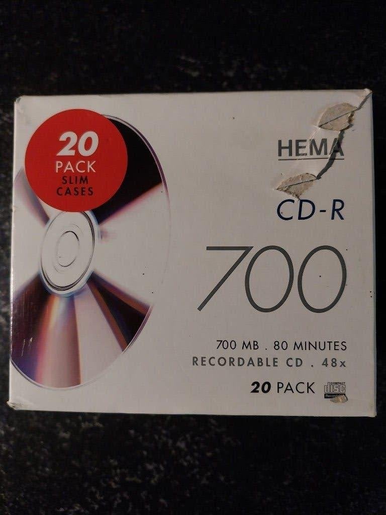 Hema CD-R 700M. 80 min., Ophalen of Verzenden, Nieuw