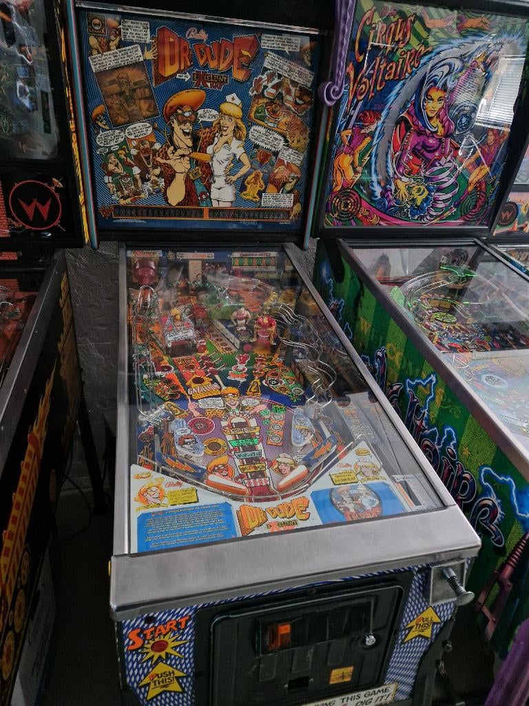 Flipperkast Dr. Dude Bally 1990, Ophalen, Gebruikt, Flipperkast, Bally