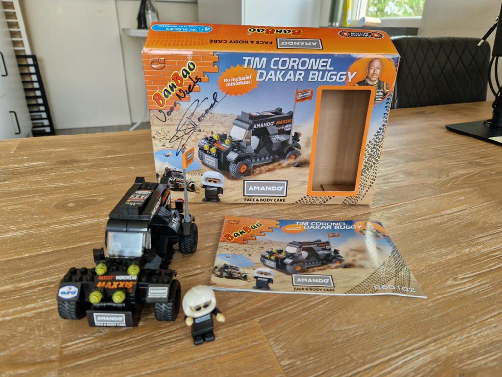 BanBao Tim Coronel Dakar Buggy met handtekening, Ophalen of Verzenden, Zo goed als nieuw, Overige merken