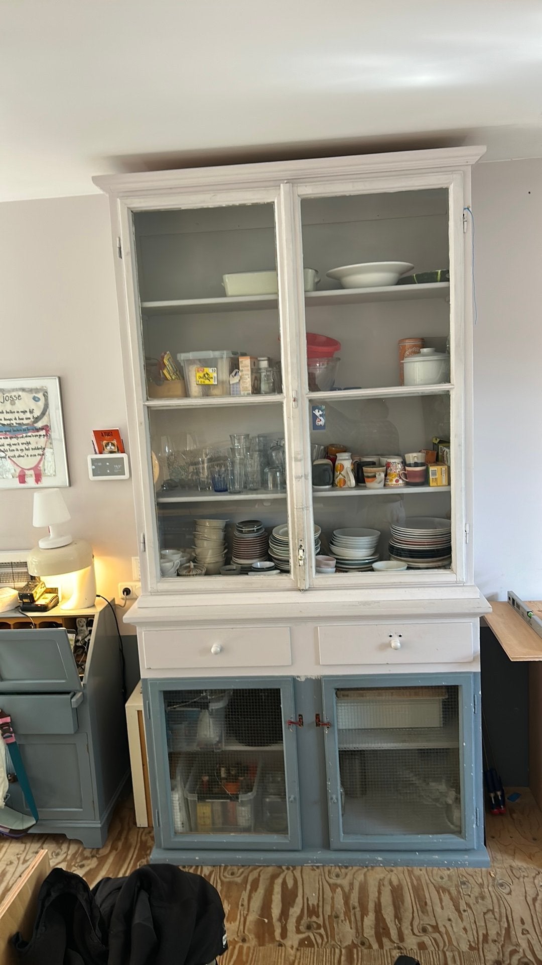Buffetkast hoog, Ophalen, Gebruikt, 200 cm of meer, 150 tot 200 cm
