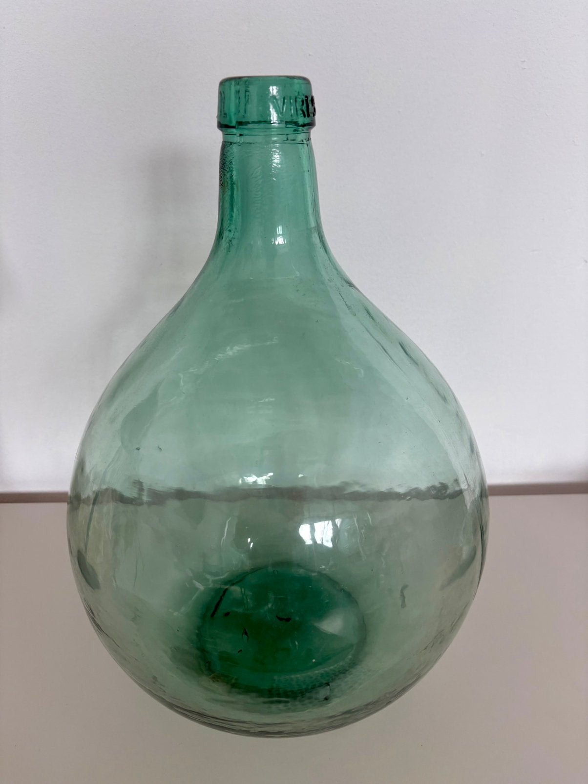 Vintahe Viresa vaas / gistfles 10L, Huis en Inrichting, Ophalen of Verzenden, Groen, Glas