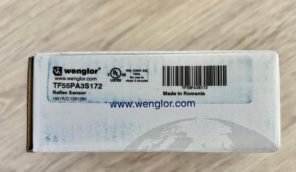 WENGLOR - TF55PA3S172 - Reflex Sensor Energetic * NIEUW *, Www.wenglor.com, Www.wenglor.com, Www.wenglor.com, Nieuw