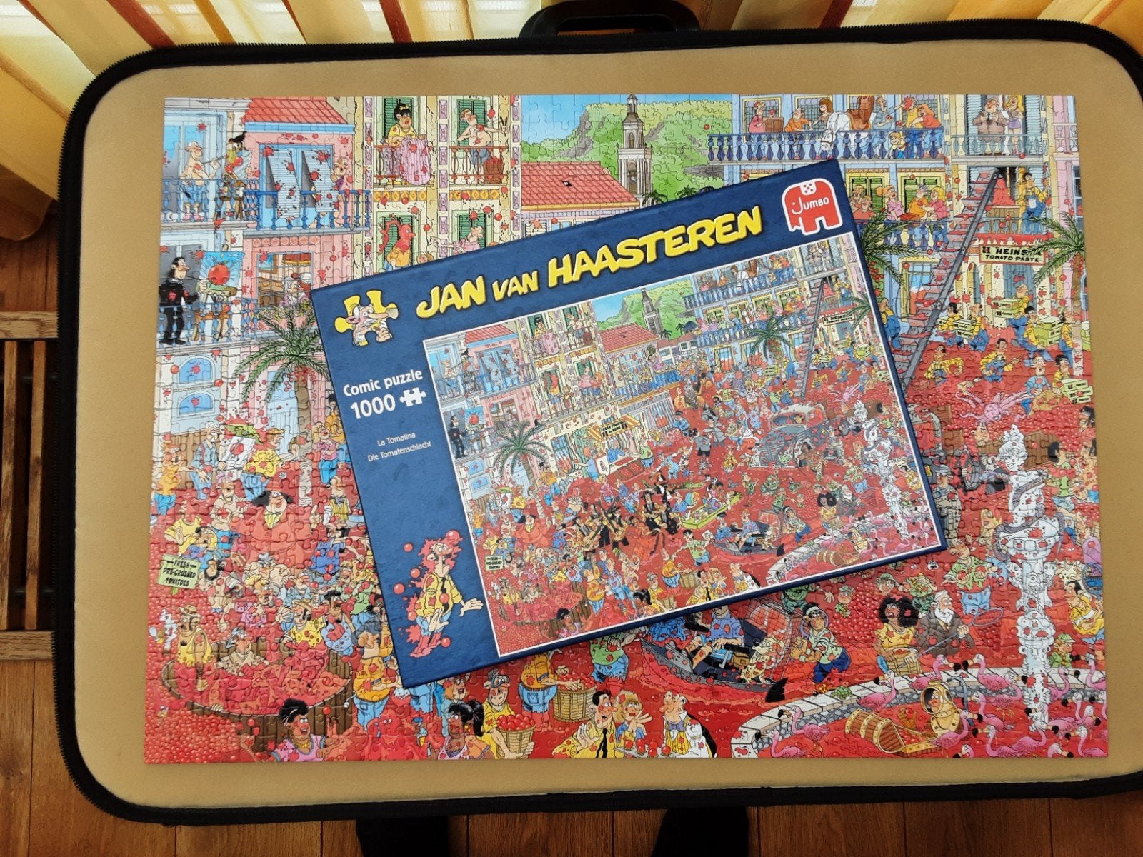 Complete Jan van Haasteren puzzel., Ophalen, 500 t/m 1500 stukjes, Zo goed als nieuw