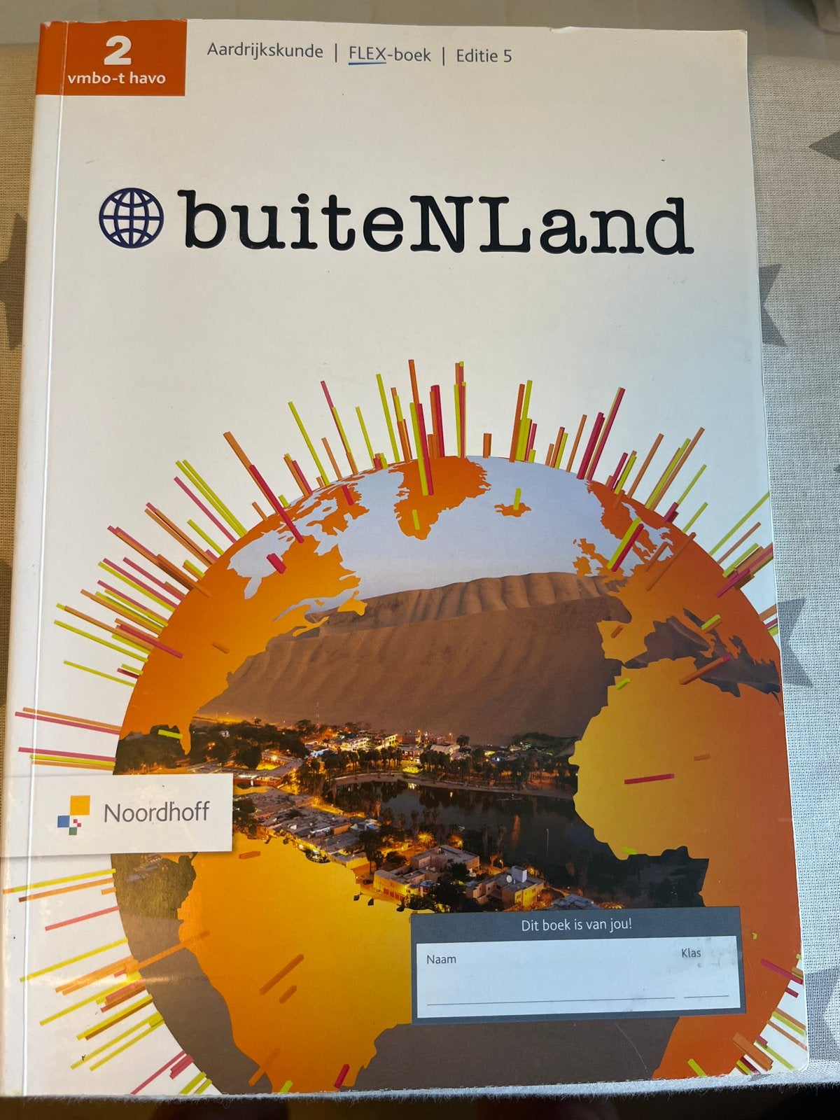 Aardrijkskunde FLEX-boek buiteNLand vmbo-t havo Editie 5, Boeken, Schoolboeken, Ophalen of Verzenden, Zo goed als nieuw, VMBO