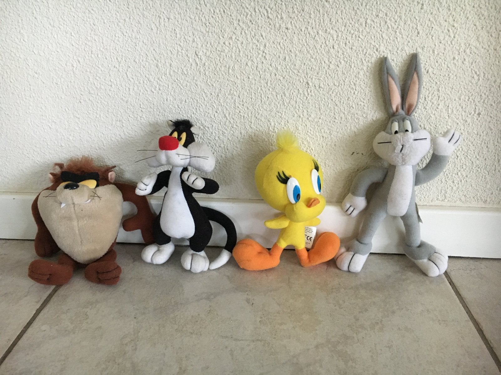 Looney Tune serie dieren knuffel 4x Sylvester Bugs Bunny enz, Ophalen of Verzenden, Nieuw