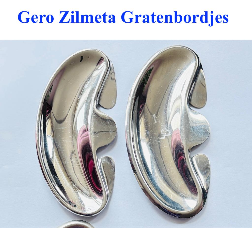 Gero Zilmeta 2 Gratenbakjes  rvs, Ophalen