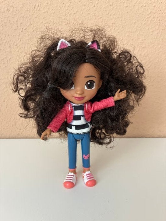 Gabby's Poppenhuis Gabby Girl pop met kattenoren, Ophalen of Verzenden, Zo goed als nieuw, Overige typen