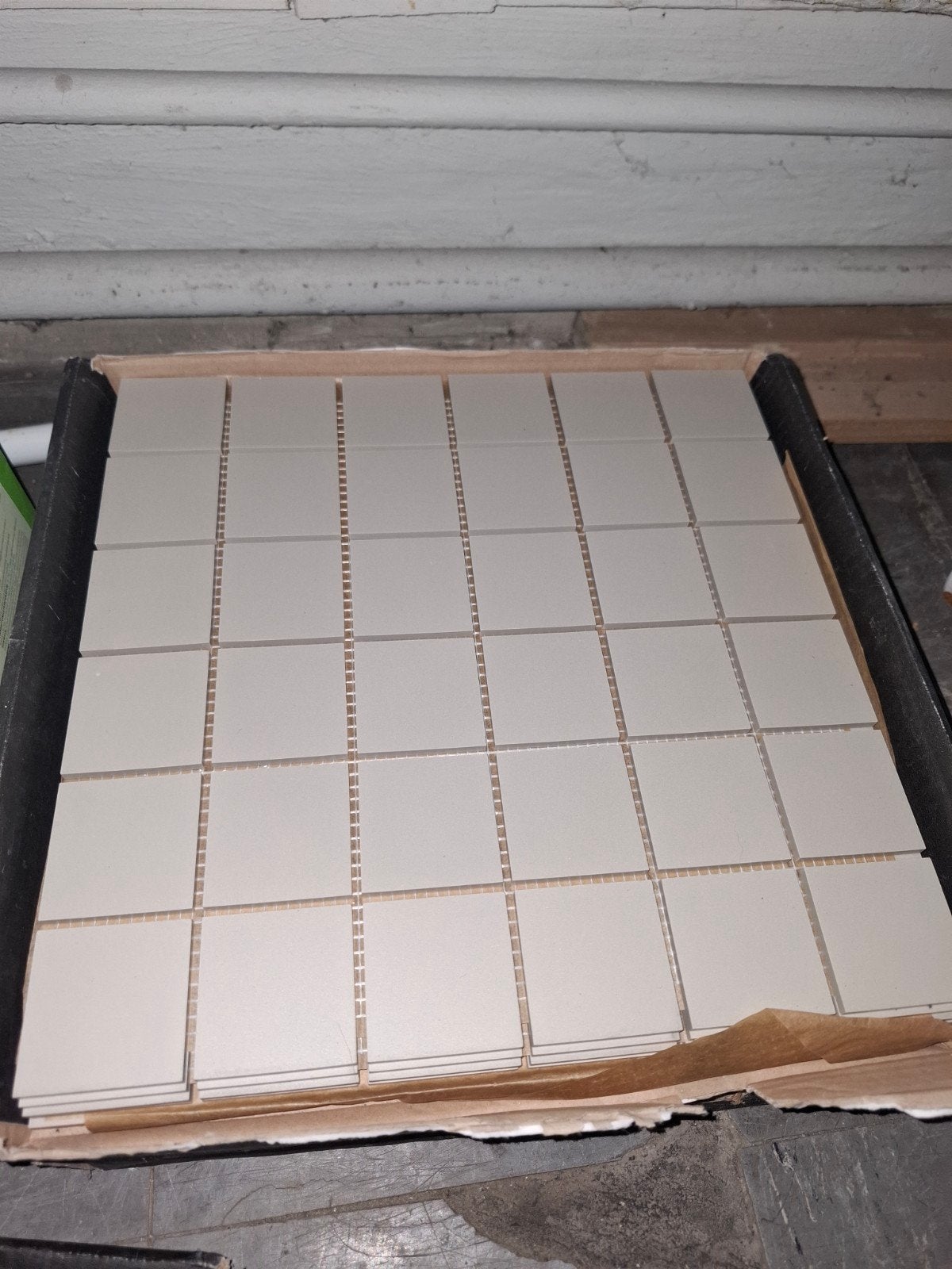 WINCKELMANS QB UPEC Perle 14 tegelmatjes, 1.41m2, grijs, Doe-het-zelf en Verbouw, Tegels, Ophalen, Nieuw, Minder dan 5 m², Wandtegels
