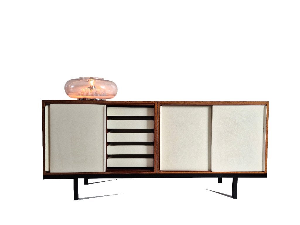 Extreem zeldzaam vintage Martin Visser design dressoir, Ophalen, Gebruikt, 150 tot 200 cm, Met lade(s)