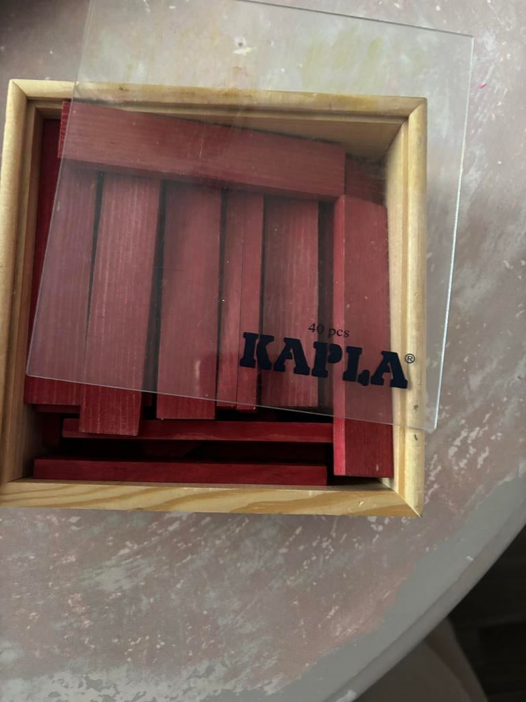 Kapla blokken - 39 stuks (enkele met tekeningen), Kinderen en Baby's, Speelgoed | Educatief en Creatief, Ophalen of Verzenden
