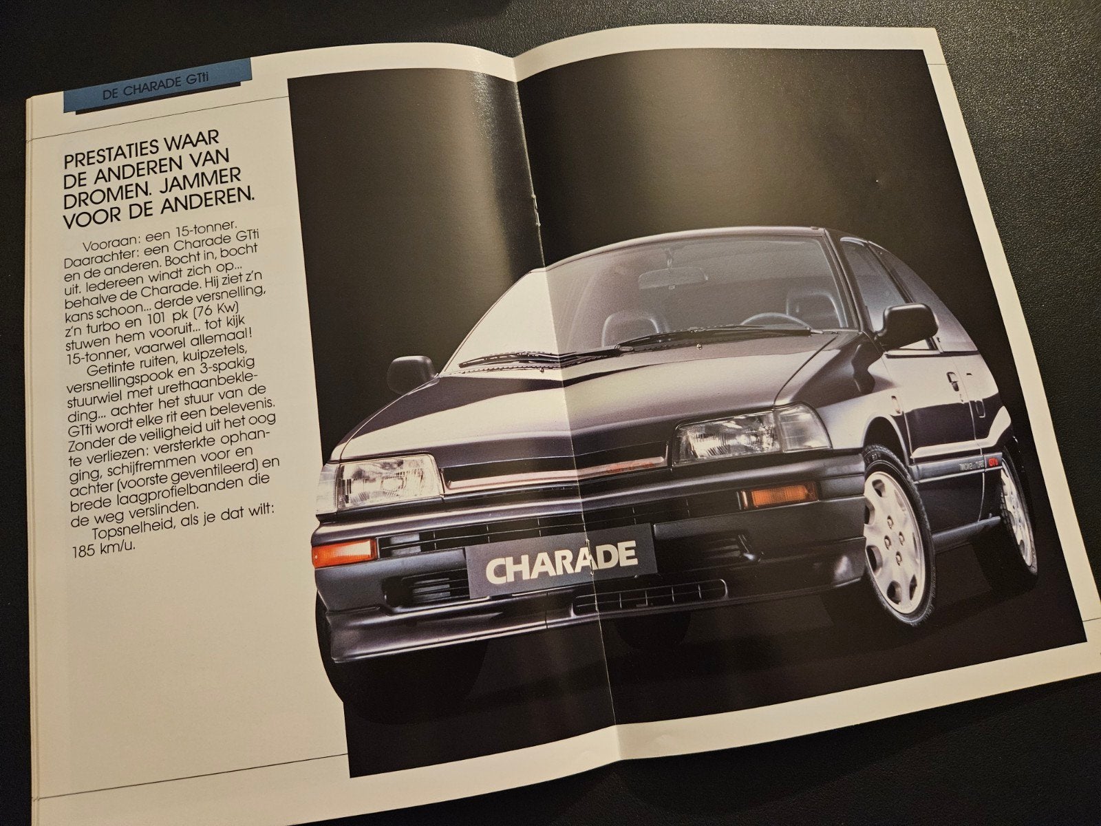 Brochure Daihatsu Charade 1989, Ophalen of Verzenden, Zo goed als nieuw, Overige merken