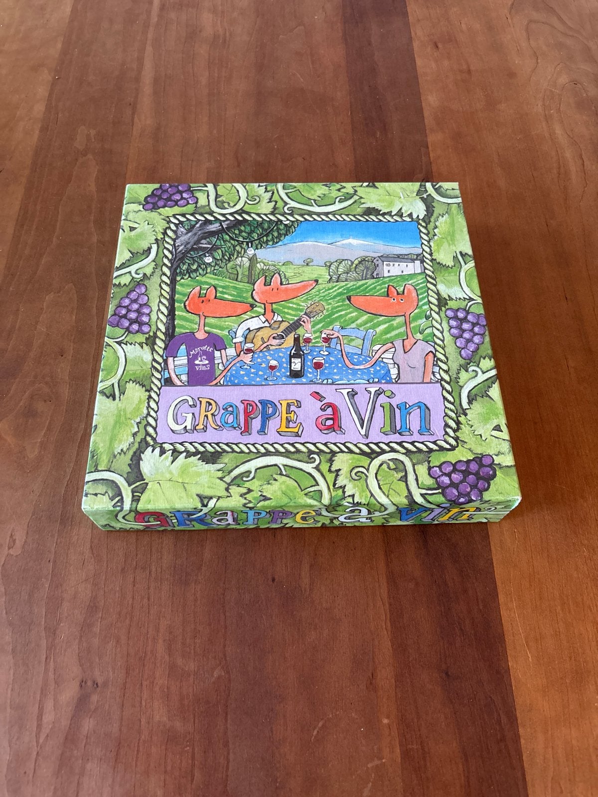 Grappe à Vin Wijnspel - Leuk bordspel voor wijnliefhebbers, Drie of vier spelers, Ophalen of Verzenden, Gebruikt