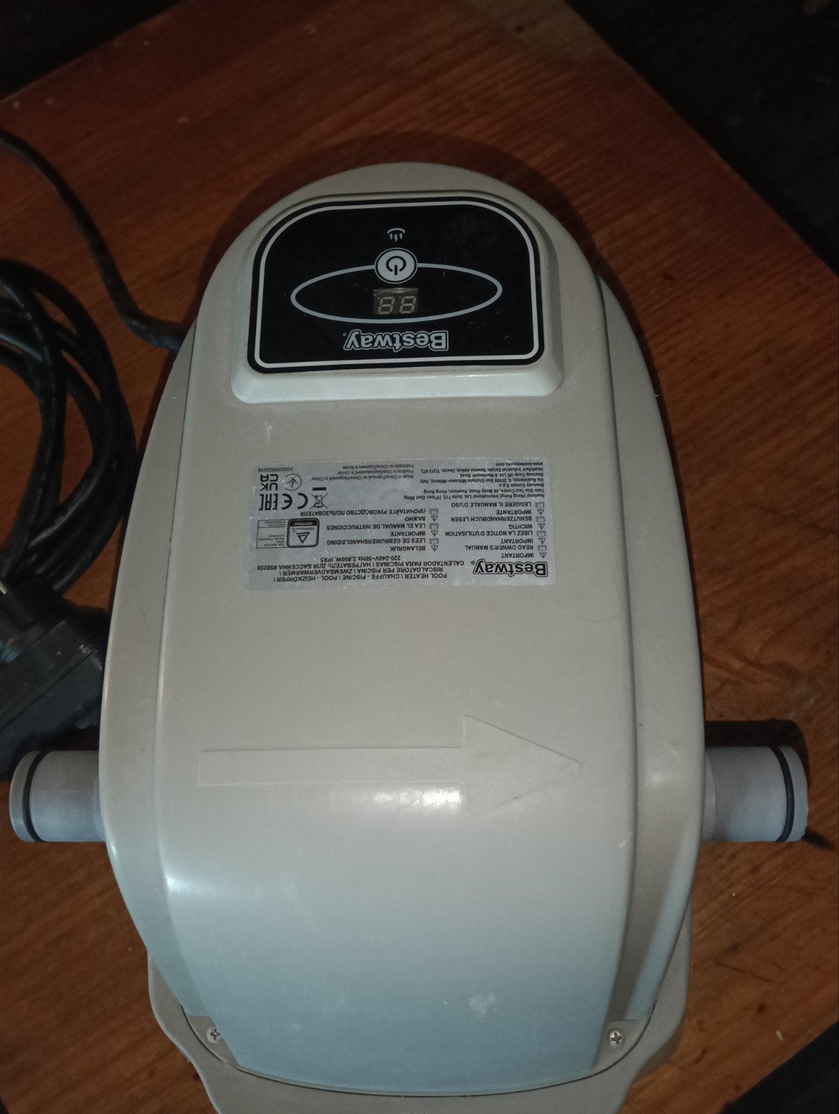 Bestway Elektrische Zwembadverwarmer tot 3,7 M³, Tuin en Terras, Zwembad-toebehoren, Ophalen, Zo goed als nieuw, Verwarming