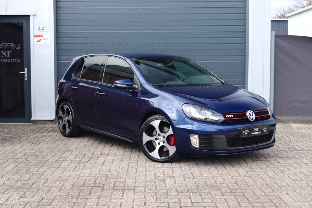 Volkswagen GOLF Golf VI GTI 2.0TSI 5drs. - NL auto! - Blauw!, Voorwielaandrijving, 4 cilinders, 1984 cc, Blauw