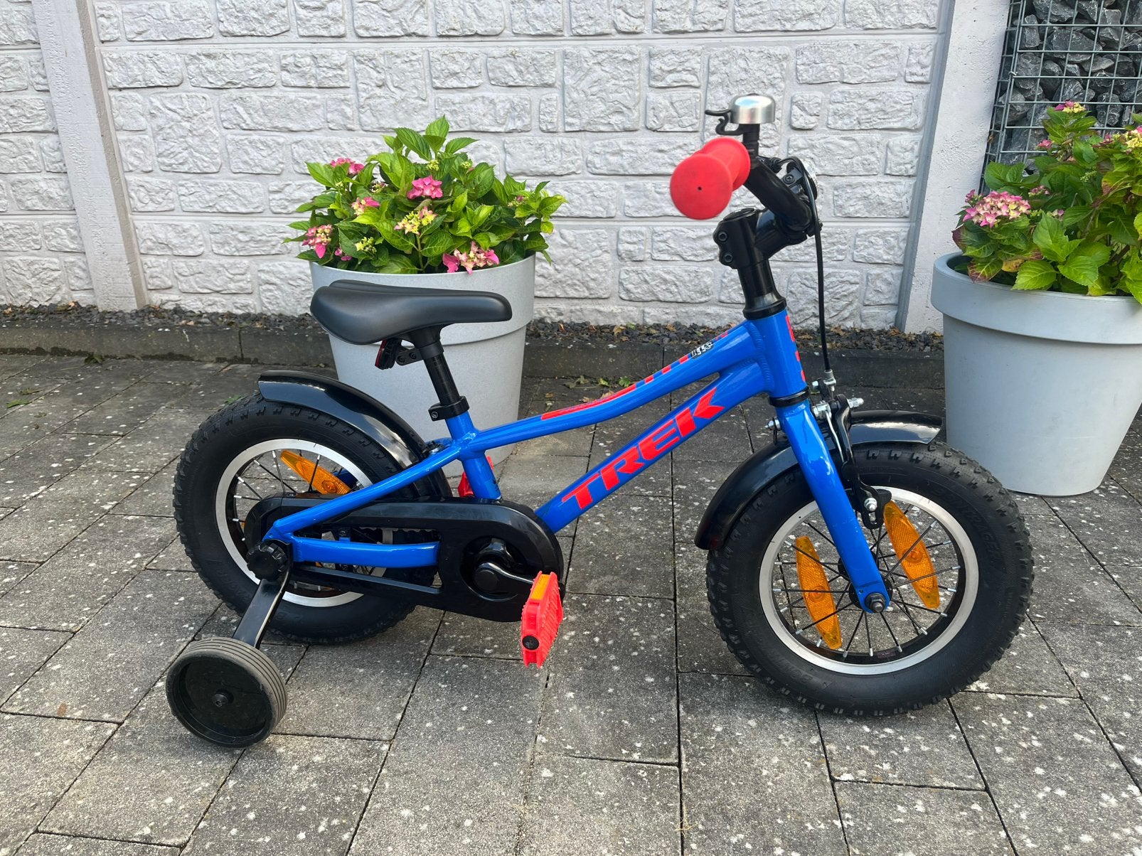 In zeer goede staat Trek Precaliber fiets kind 12 inch !!, Ophalen, Terugtraprem, Zijwieltjes, Gebruikt