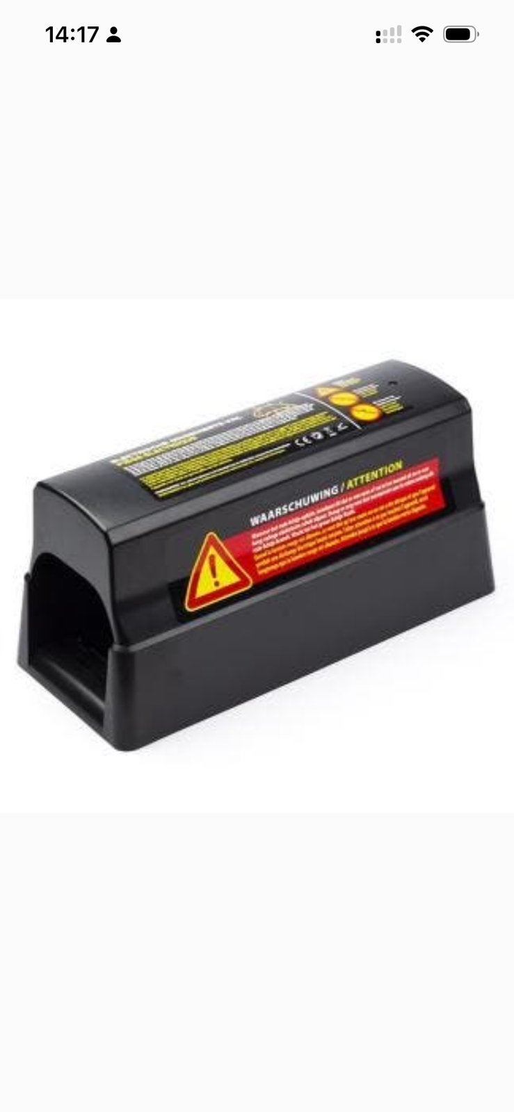 2x elektrische rattenval BSI, Ophalen of Verzenden, Zo goed als nieuw