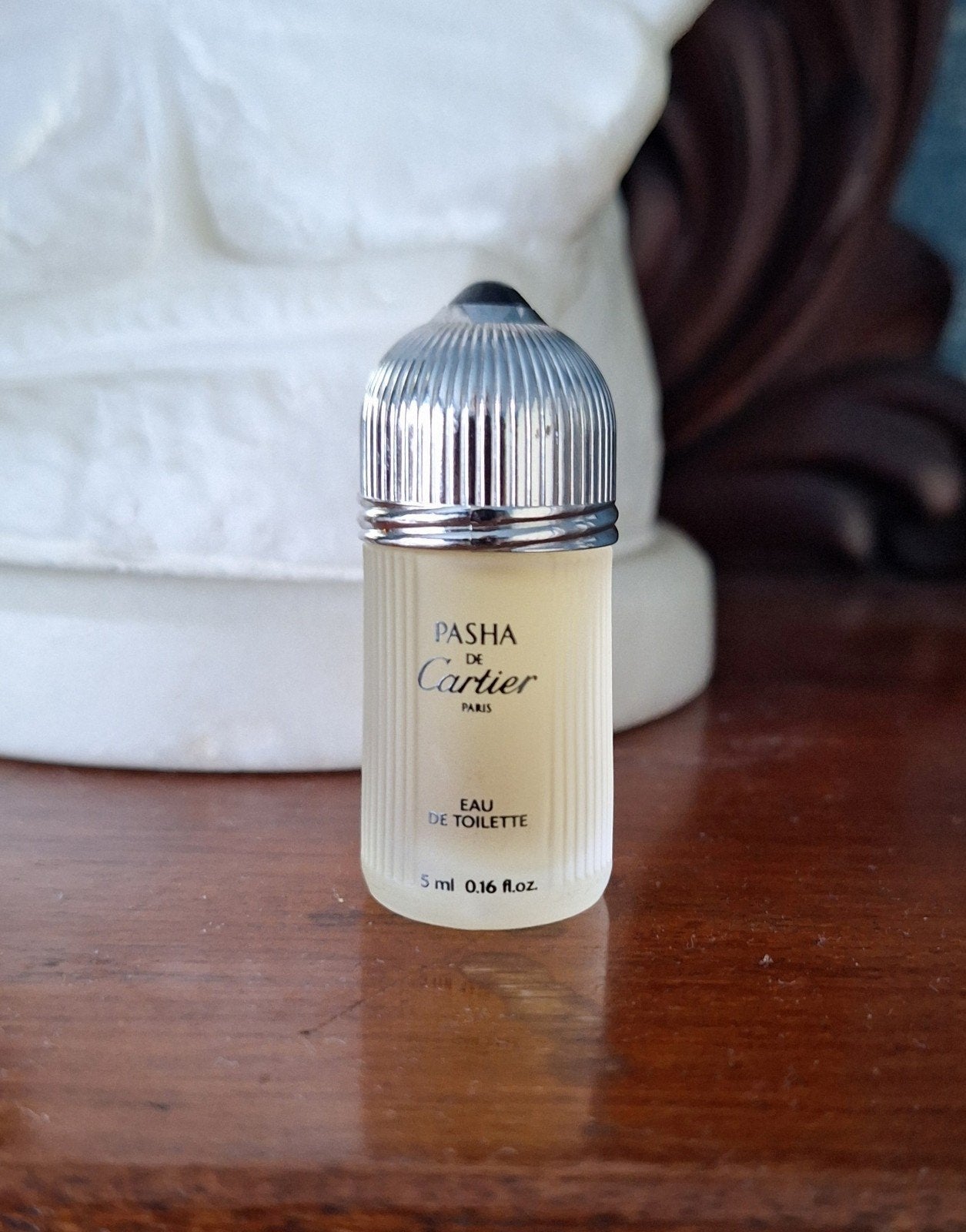 Cartier. Pasha de Cartier Eau de Toilette Miniatuur 5 ml., Ophalen of Verzenden, Gebruikt, Miniatuur