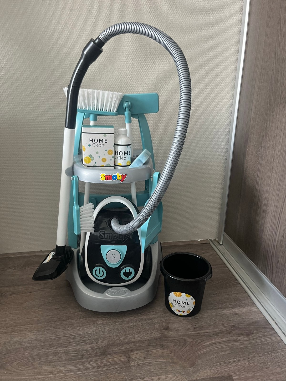 Smoby Home Clean Speelgoed Stofzuiger en Schoonmaakset, Kinderen en Baby's, Ophalen of Verzenden, Gebruikt, Jongen of Meisje
