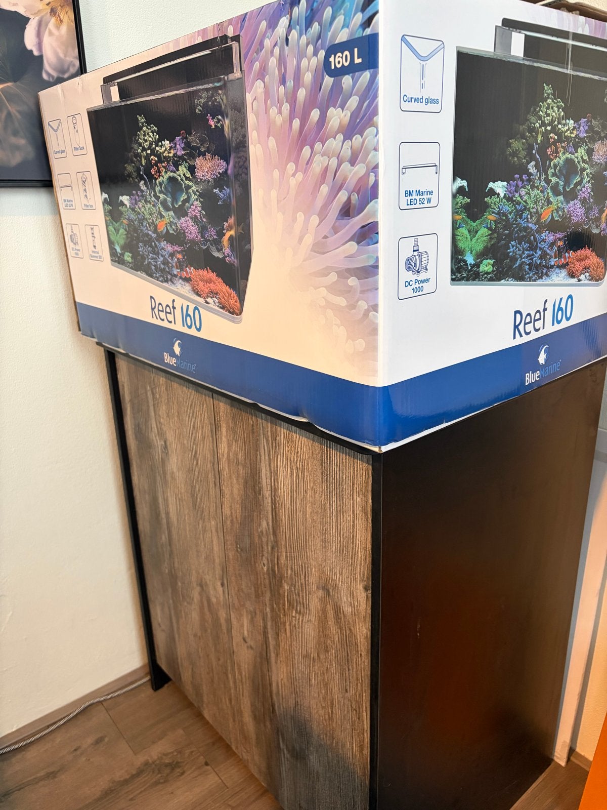 Zeeaquarium, Compleet start klare set, Dieren en Toebehoren, Ophalen, Leeg aquarium