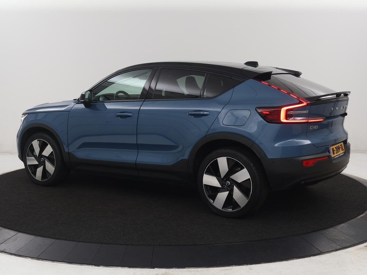 Volvo C40 Recharge Twin Intro Edition 78 kWh | SOH 91,2% | P, 34 min, Blauw, Origineel Nederlands, Vierwielaandrijving